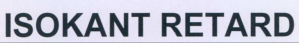 Isokant Retard Device mark 2205284 Trademark
