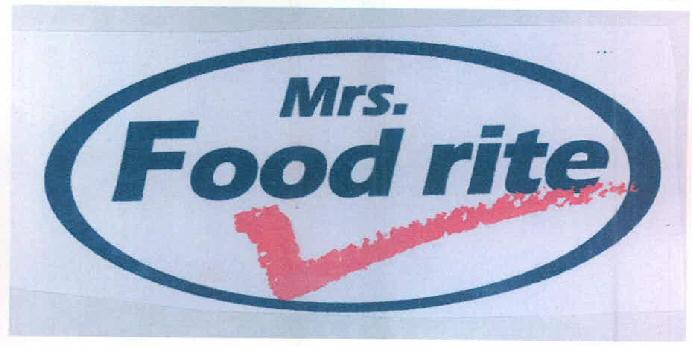 Mrs. Food Rite Device mark 2438570 Trademark