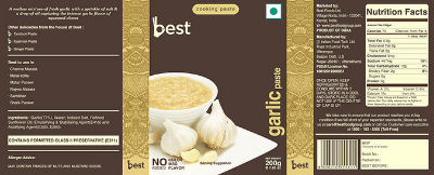 Best Garlic Paste (label) Device mark 2558383 Trademark