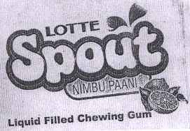 Lotte Spout (label) Device mark 1434788 Trademark