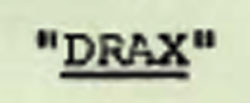 Drax Device mark 727689 Trademark