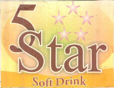 5 Star Soft Drink Device mark 2714946 Trademark
