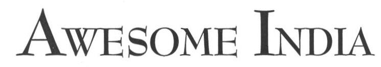 Awesome India (label) Device mark 1662621 Trademark