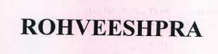 Rohveeshpra Device mark 2215623 Trademark