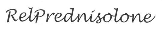 Relprednisolone (label) Device mark 1646791 Trademark