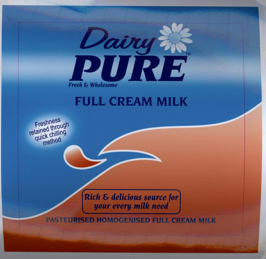 Dairy Pure (label) Device mark 1785076 Trademark