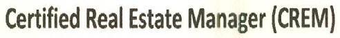 Certified Real Estate Manager (crem) Device mark 2562561 Trademark