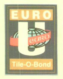 U Euro Tile-o-bond (label) Device mark 1608177 Trademark