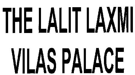 The Lalit Laxmi Vilas Palace (device) Device mark 2469802 Trademark
