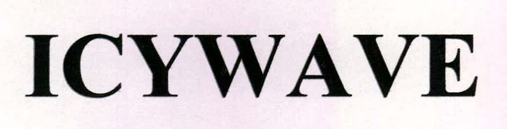 Icywave Device mark 2206453 Trademark