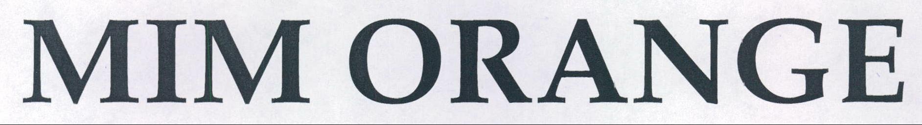 Mim Orange Device mark 2149671 Trademark