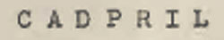 Cadpril Device mark 492661 Trademark