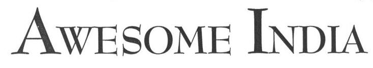 Awesome India (label) Device mark 1662601 Trademark