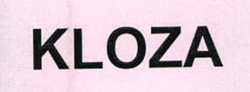 Kloza Device mark 2284321 Trademark