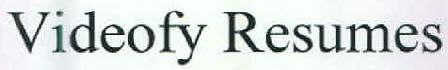 Videofy Resumes Device mark 2582850 Trademark