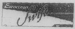 Euroclean Swift (label) Device mark 1469742 Trademark