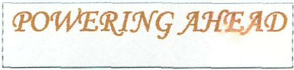 Powering Ahead (device) Device mark 2323103 Trademark