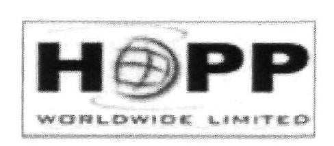 Hopp Worldwidw Limited (device) Device mark 2351754 Trademark