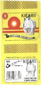 Kifaru Safety Matches Device mark 1989304 Trademark