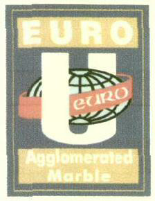Euro Agglomerated Marble (device Of Globe, Label) Device mark 1591103 Trademark
