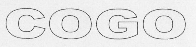 Cogo (letter Written In Double Outline) Device mark 1588137 Trademark
