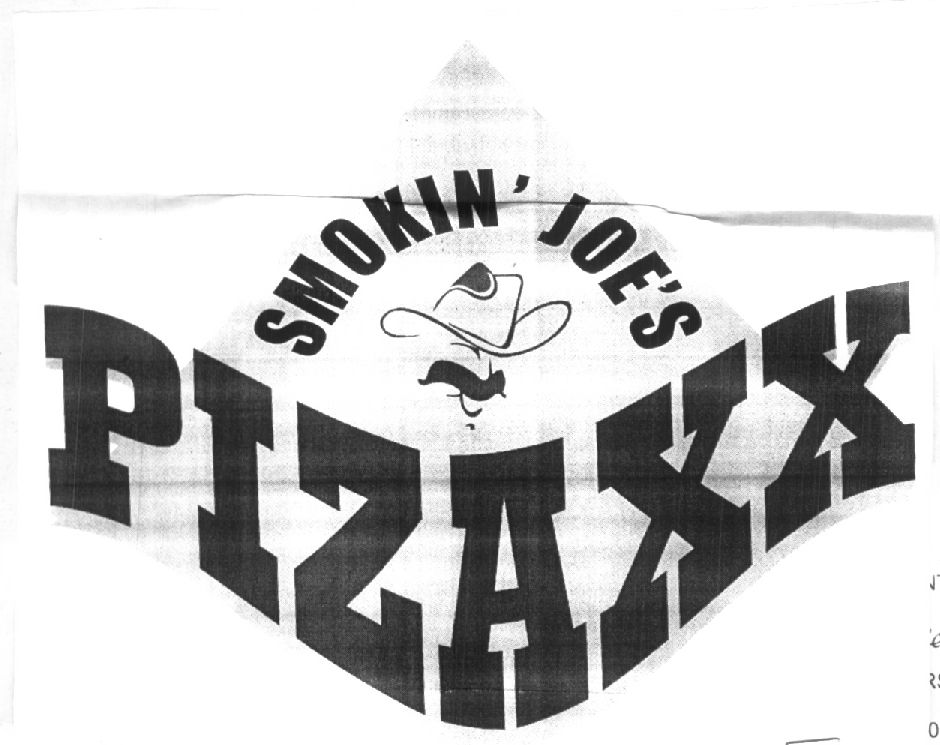 Smokin' Joe's Pizaxx (device Of Cap) ( Label) Device mark 1407123 Trademark