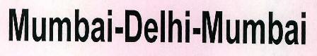 Mumbai-delhi-mumbai Device mark 2203541 Trademark