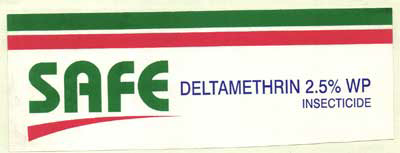 Safe Deltamethrin 2.5% Wp Insecticide Device mark 1259474 Trademark