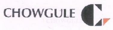 Chowgule (device) Device mark 1671806 Trademark