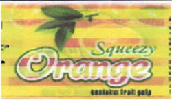 Squeezy Orange With Device Of Leaf Device mark 2788106 Trademark