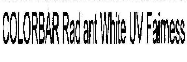 Colorbar Radiant White Uv Fairness Device mark 1971517 Trademark