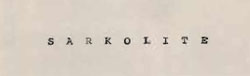 Sarkolite Device mark 641492 Trademark