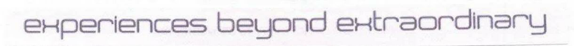 Experiences Beyond Extraordinary (label) Device mark 1716400 Trademark