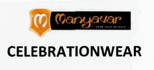 Manyavar, M, Celebrationwear (device) Device mark 2785084 Trademark