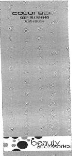 Colorbar Keep Blushing (label) Device mark 2567870 Trademark