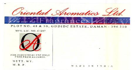Oa Oriental Aromatics Ltd. Device mark 2503206 Trademark