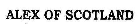 Alex Of Scotland Device mark 1809631 Trademark