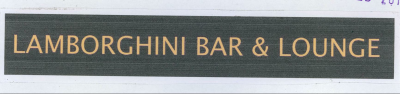 Lamborghini Bar & Lounge Device mark 2105935 Trademark