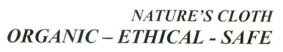 Nature's Cloth Organic - Ethical - Safe Device mark 2843085 Trademark