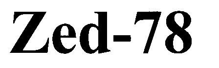 Zed - 78 ( Label) Device mark 1408338 Trademark