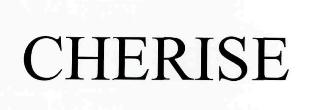 Cherise (label) Device mark 2824042 Trademark