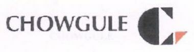 Chowgule (device) Device mark 1671794 Trademark