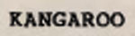 " Kangaroo " Device mark 687359 Trademark