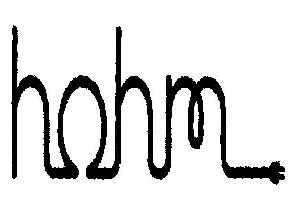Hohm Device mark 1918393 Trademark