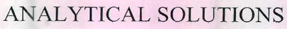 Analytical Solutions Device mark 2609687 Trademark