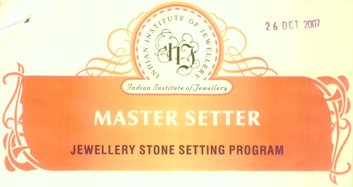 Master Setter Jewellery Stone Setting Program (label) Device mark 1615715 Trademark