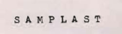 Samplast Device mark 750530 Trademark