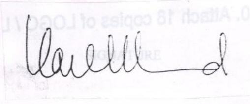 Signature (label) Device mark 1692358 Trademark