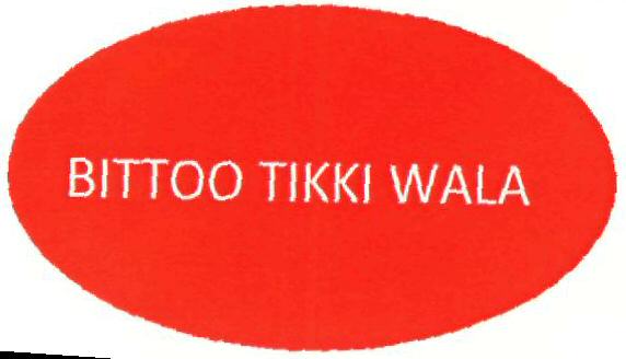 Bittoo Tikki Wala (label) Device mark 2459140 Trademark
