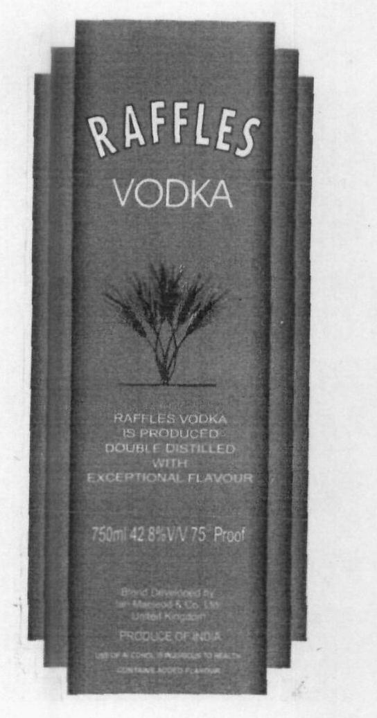 Raffles (label) Device mark 1358285 Trademark